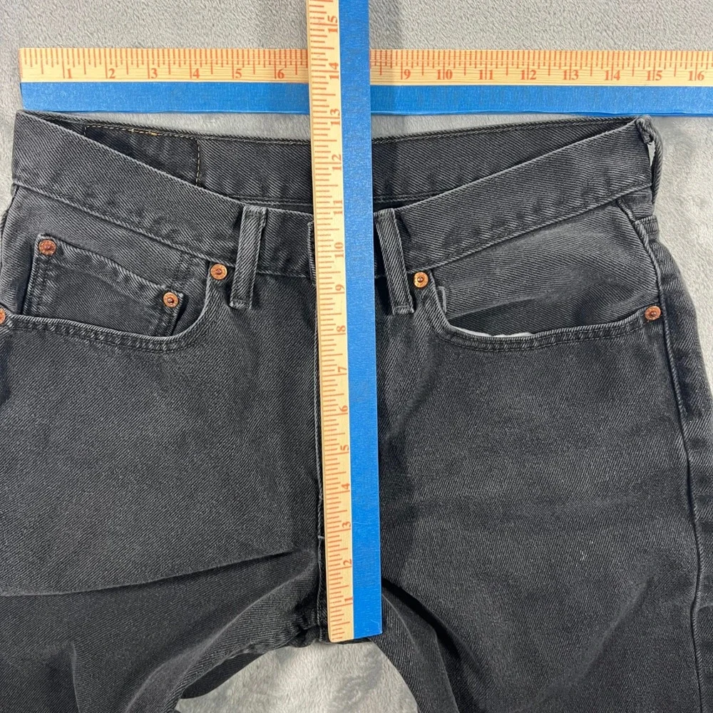 LEVI'S 550 Relaxed Fit Jeans Mens 32x30 Washed Black Bleach Stain Tapered 2016
